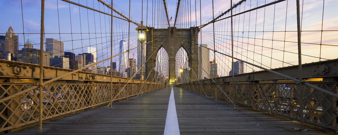 Brooklyn Bridge representing the american manufacturing path