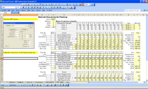 Manufacturing-spreadsheet-based-software-excel