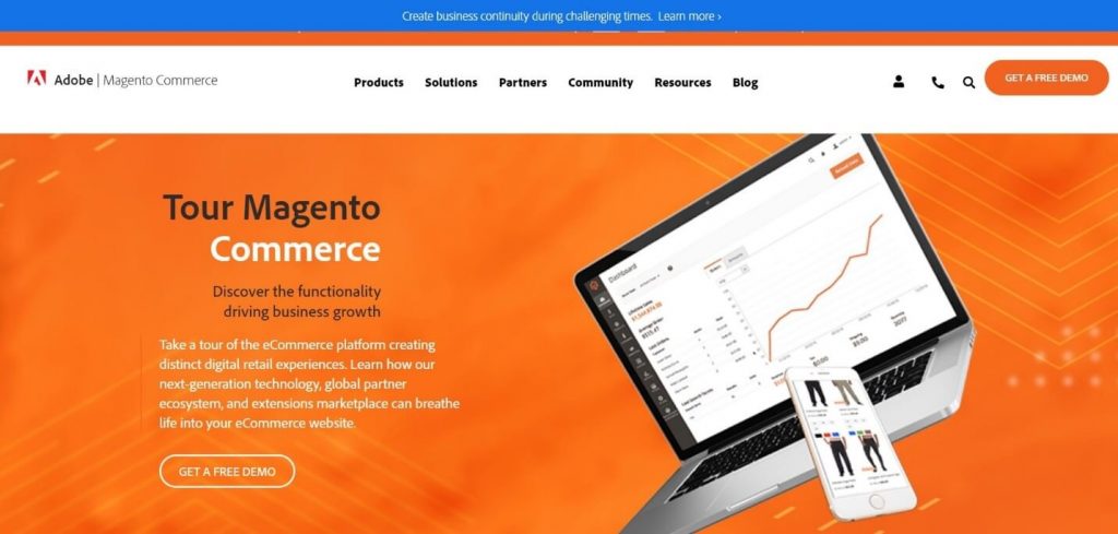 Magento Open-Source Onlinehandelsplattform