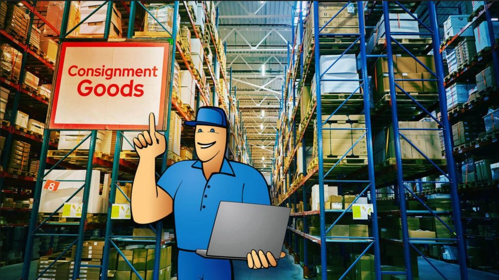 Managing consignment goods